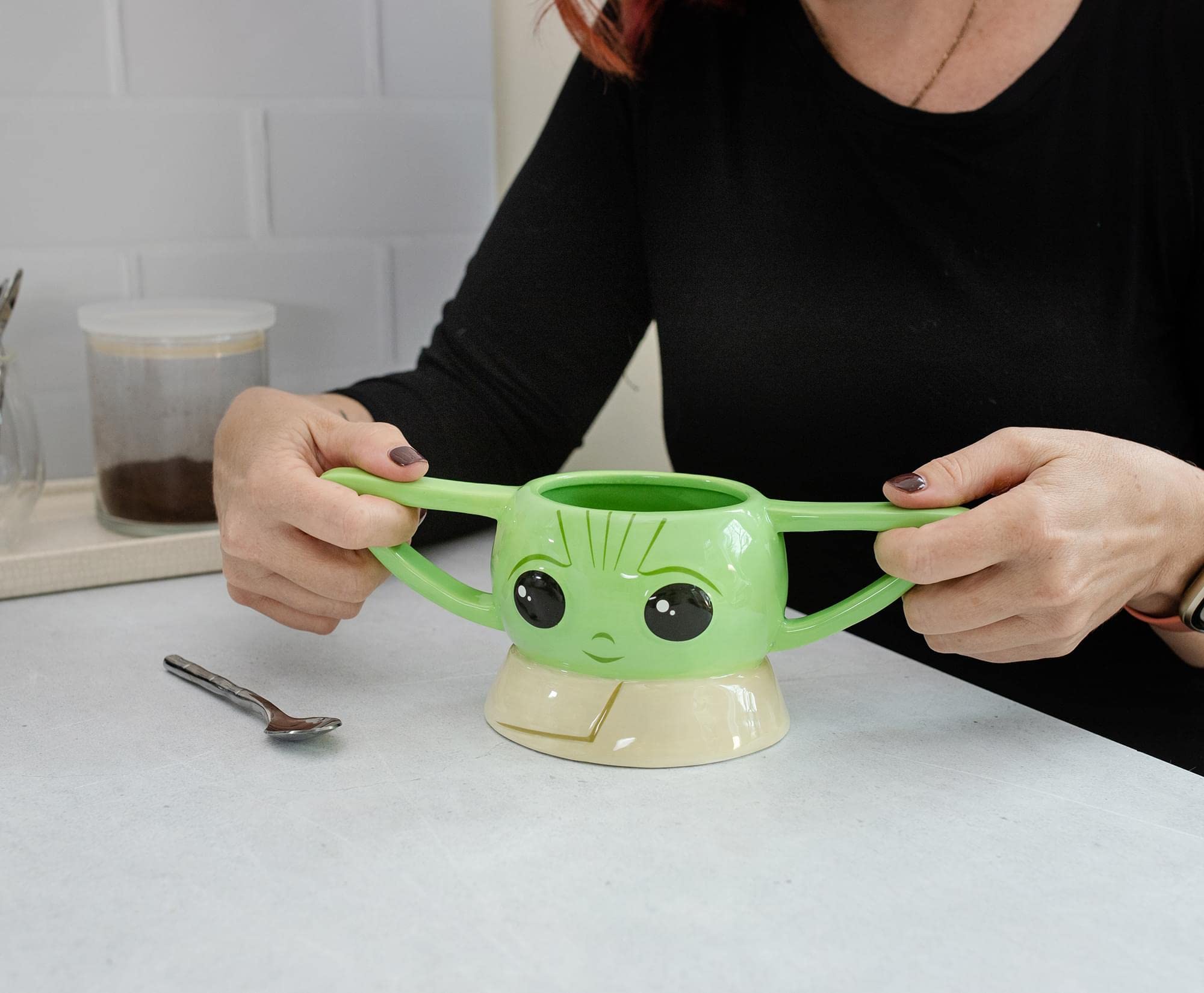 Buy Star Wars: The Mandalorian Grogu Sculpted Ceramic Mug | BPA
